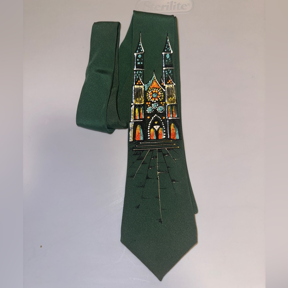Penney’s towncraft green church tie